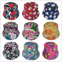 Bnaturalwell, уличная детская Панама с цветочным рисунком, Панама, милая хлопковая кепка для девочек и мальчиков, летняя пляжная фетровая Кепка, Рыбацкая Кепка, H391