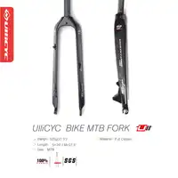 新加入26 "/27.5"インチマウンテンバイクフルカーボンフロントフォークmtb自転車ディスクブレーキカーボンフォーク26er/27.5er送料船QC533