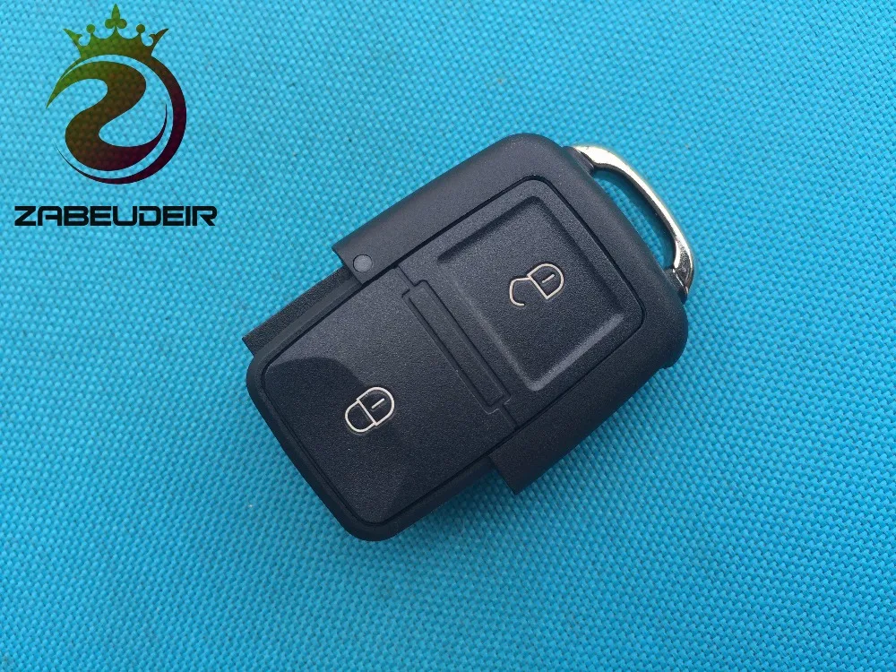 ZABEUDEIR 10 шт./лот Новый Сменный Футляр для ключей vw 2 кнопки дистанционного ключа