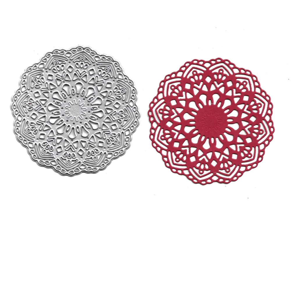 

Lace Flower Doily Metal Cutting Die Stencil for Scrapbooking Embossing Paper Album Cards Decoration Template Knife Mold New Dies