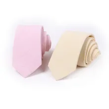 Высокое качество, модный хлопковый льняной галстук 6,5 см, фирменные галстуки для мужчин, одноцветные Галстуки для жениха с узким горлом, вечерние галстуки, аксессуары, галстук CT014