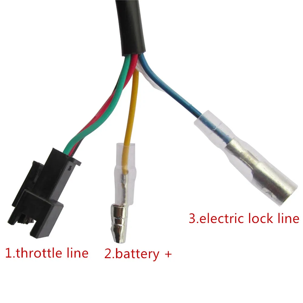 Universal E-Bike Throttle with LCD Power Display & Grip Controls