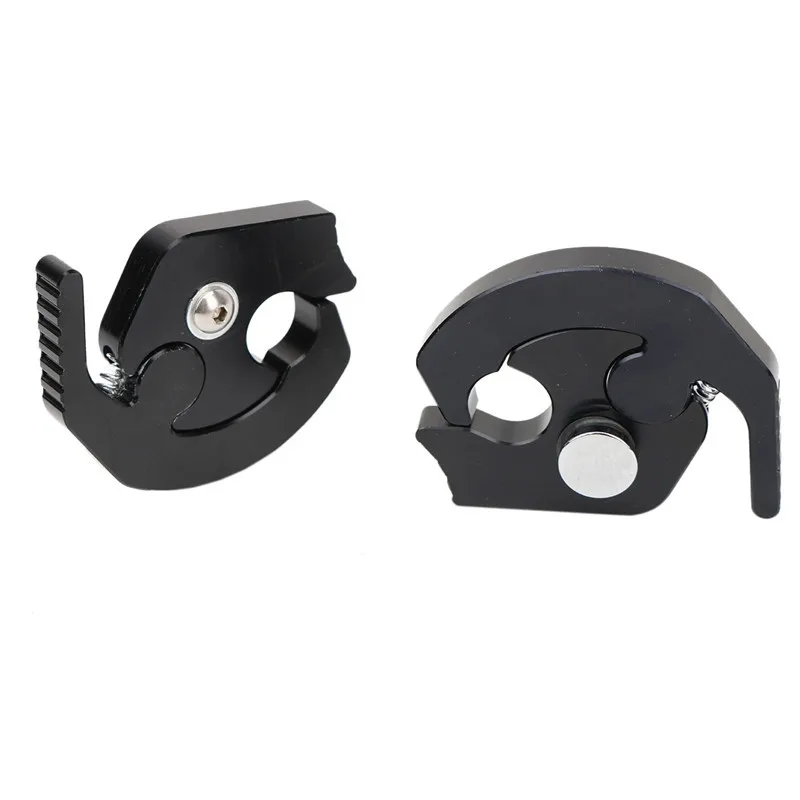 For Harley Touring Detachable Rotary Sissy Bar Luggage Rack Docking Latch Clip For Road King Electra Glide Sportster 833 1200 Softail Fat Boy (10)
