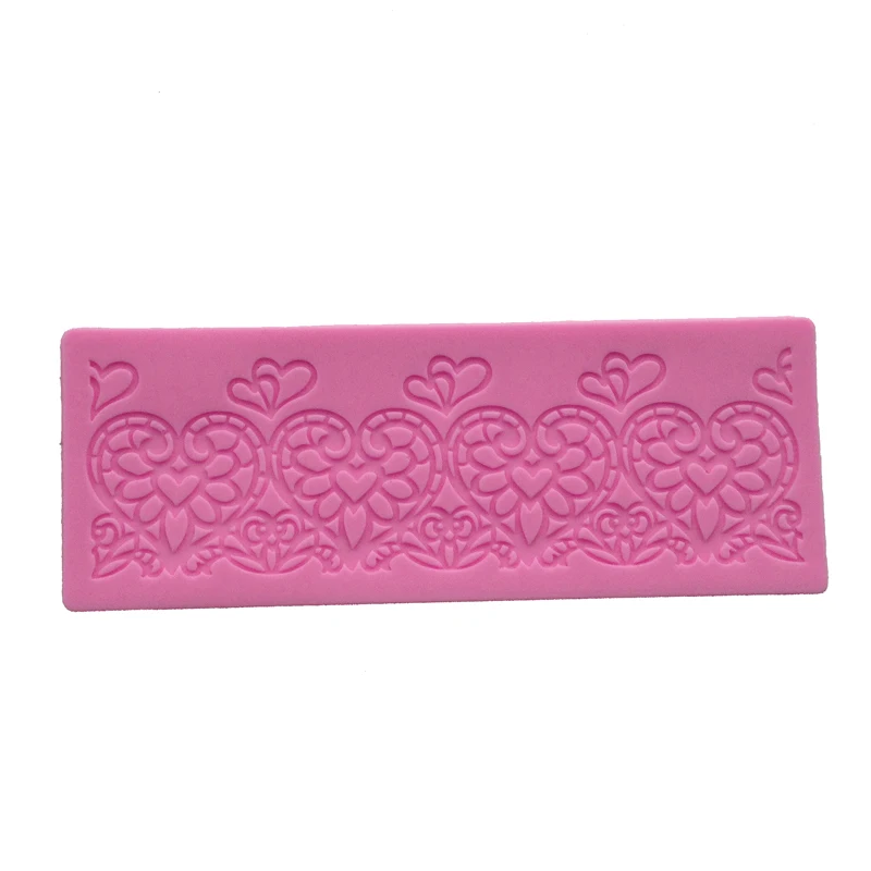 

Free shipping new butterfly heart lace cooking tools silicone Fondant Paste Mold DIY Cake Decorating Polymer Resin Candy Fimo