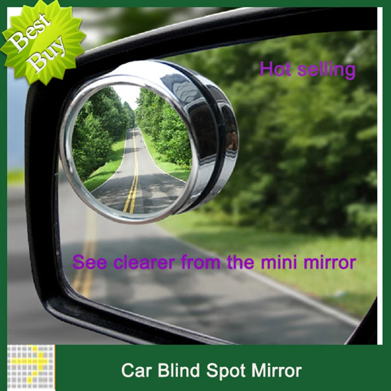 20pcs new Driver 2 Sides car mirror wide angle round convex mirror auto