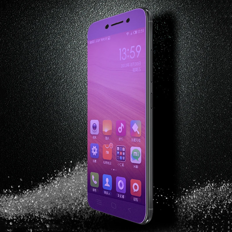 EXUNTON для XiaoMi Redmi Note 4 4X полное покрытие анти синий матовый Закаленное стекло