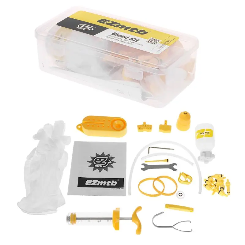 

1 Set Bicycle Disc Brake Oiling Tool Bottle Funnel Repair Bleed Kit For Shimano