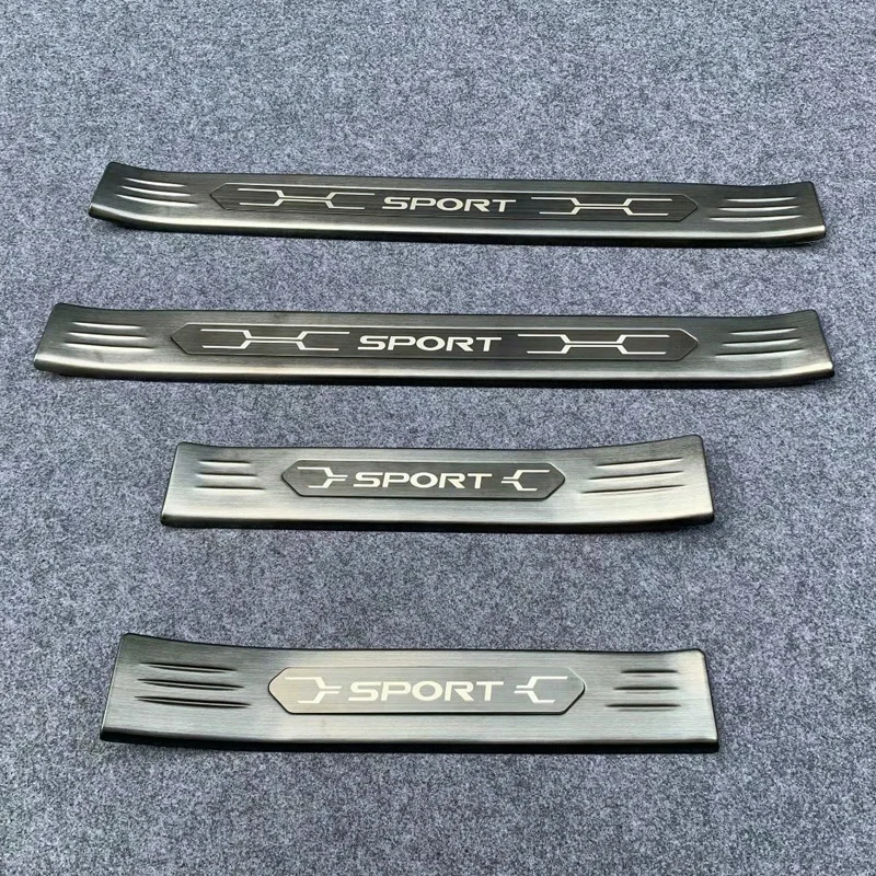 

Car Styling For Toyota RAV4 RAV 4 2019 2020 Stainless Steel Outer Door Sill Protector Pedal Scuff Plate Cover 4pcs Carbon Style