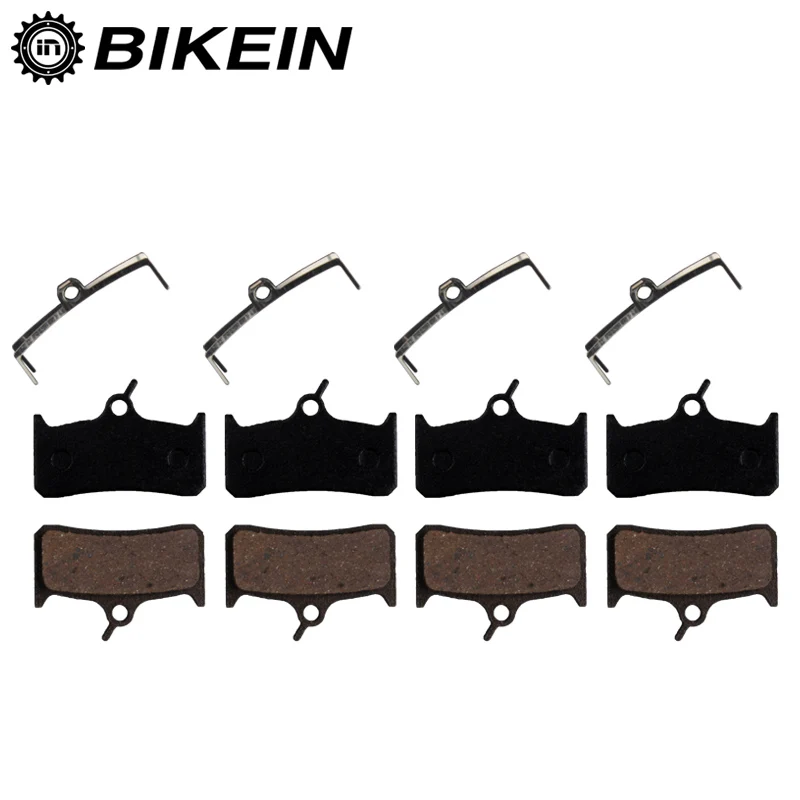 Bikein 4 пары полу металлик смолы MTB горный велосипед Велосипеды диск Тормозные