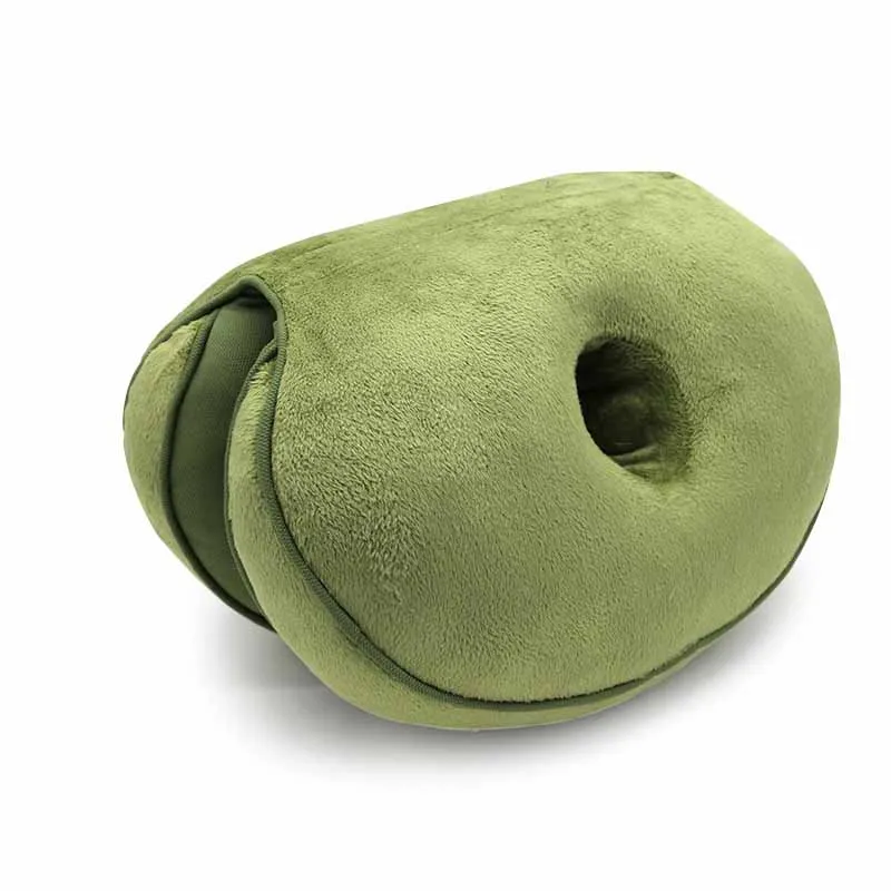 Green Simanfei Cushion Multi-functional Plush Beautify Hip Seat Chair Cushion For Sofa Bed Office Solid Folding Throw Soft Cushion - Цвет: Green
