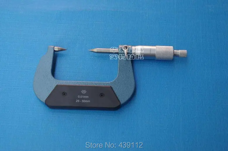 

internal micrometer free shipping measuring rang 25-50 mm resolution 0.01mm dual point micrometer gauge tool