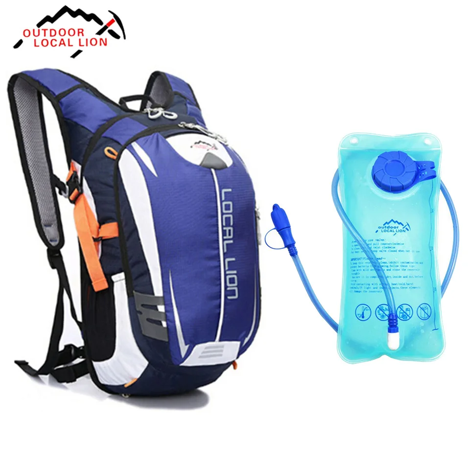 

LOCAL LION Climbing Backpack With 1.5 L Water Bag 18L Cycling Backpack Breathable Outdoor Cycling Backpack Hiking Backpacks