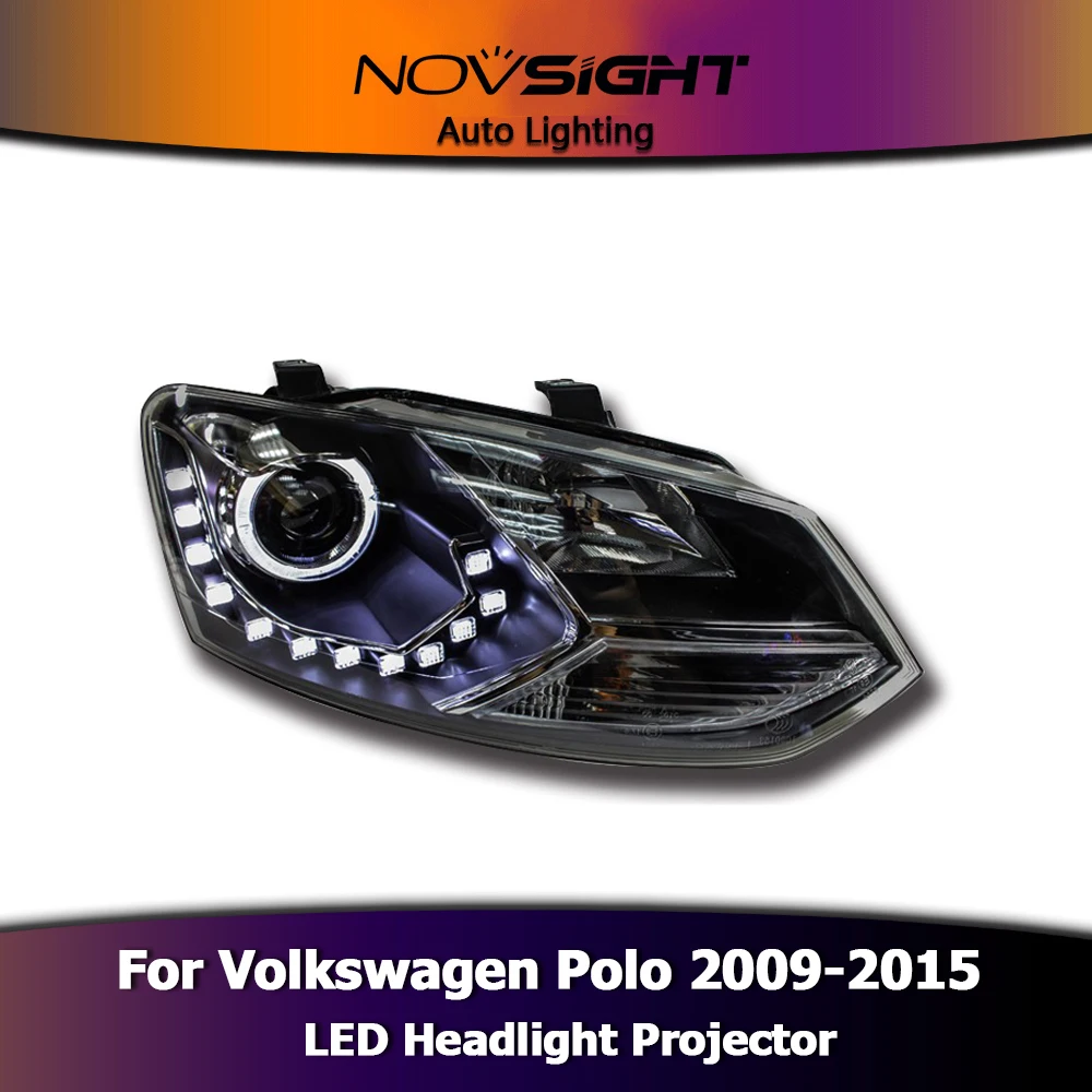 NOVSIGHT 2 шт. светодиодный светильник для прожектора s в сборе DRL противотуманный