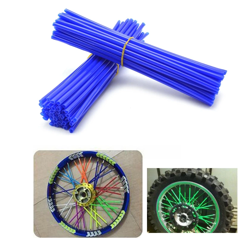 YUANQIAN 72 pcs Motor Spoke Shrouds Skins Covers For KTM EXC EXC-R XC XC-W XC-F SX 300 505 400 450 530 KAWASAKI 500 CR YZ RM KX