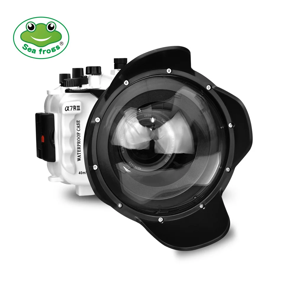 Waterproof Housing for Song A7R III Camera Underwater 40m Photography Wide Angle Dome Port Digital Electronic Control Handle 