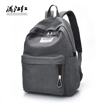 

men canvas backpack teenager boys back pack school bag for women bagpack laptop rucksack male shoulder bag girls knapsack usb