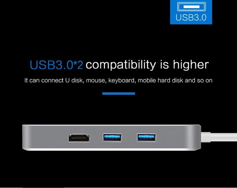 USB C type C к HDMI адаптер thunderbolt 3 RJ45 адаптер USB 3,0 концентратор для MacBook samsung S8/S9 huawei P20 Pro usb-c адаптер