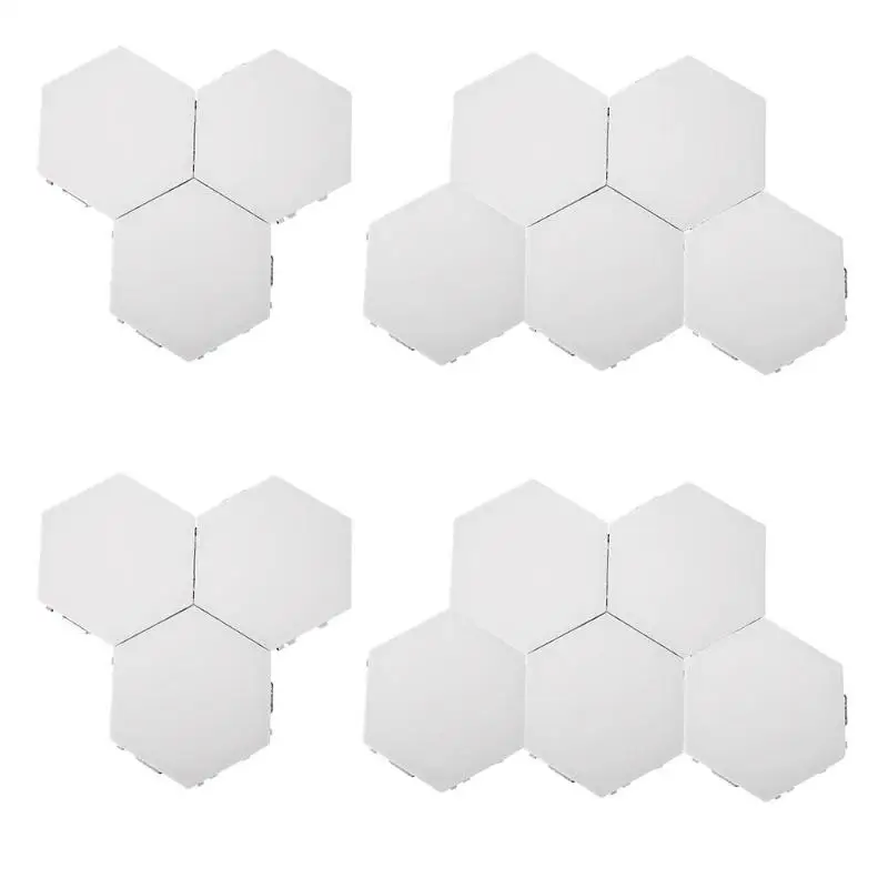 Light Touch Sensor Night Lights LED Hexagon Light Magnetic Modular touch Wall Lamp Creative Home Decor Color Night lamp