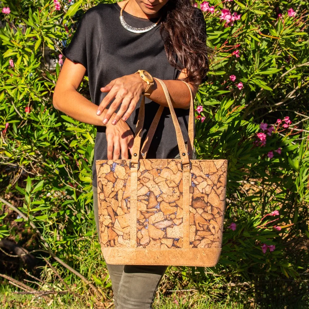 Cork bags cork handbag for women natural cork Crack effect handmade Original fashion handbag BAG-318-A цена Cork bags cork handbag for women natural cork Crack effect handmade Original fashion handbag BAG-318-A цены онлайн