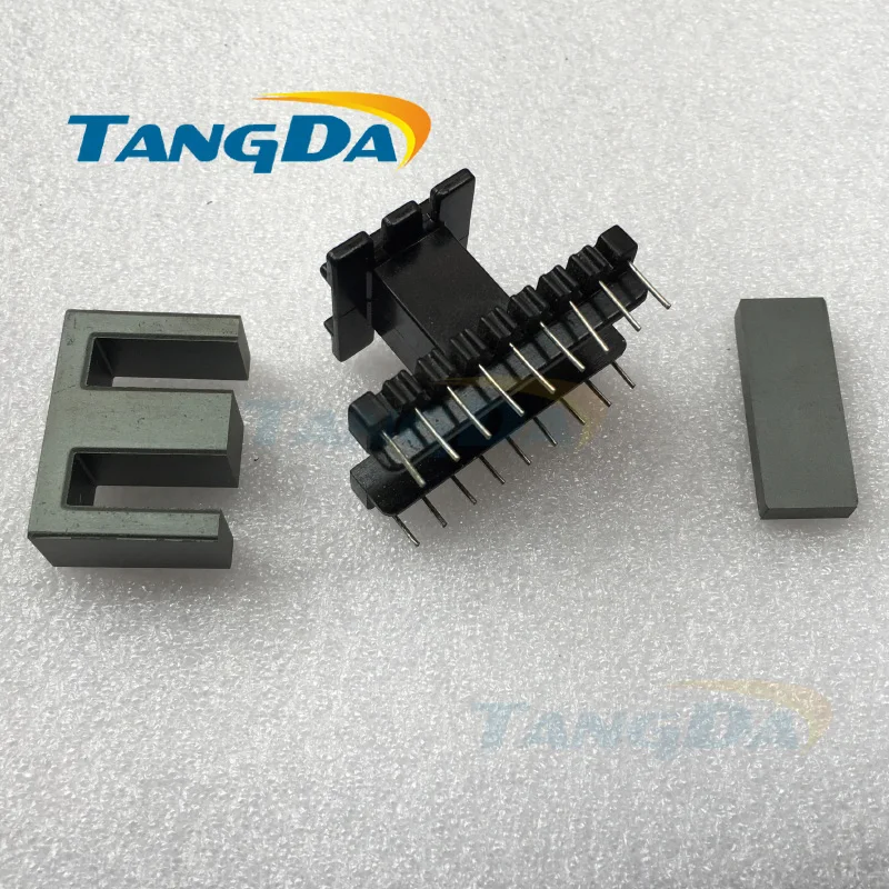 

Tangda EI33 Bobbin Soft Ferrite core+skeleton Transformer EI Bobbin High frequency Power 9+9P 18pin PC40 ertical sewing A.