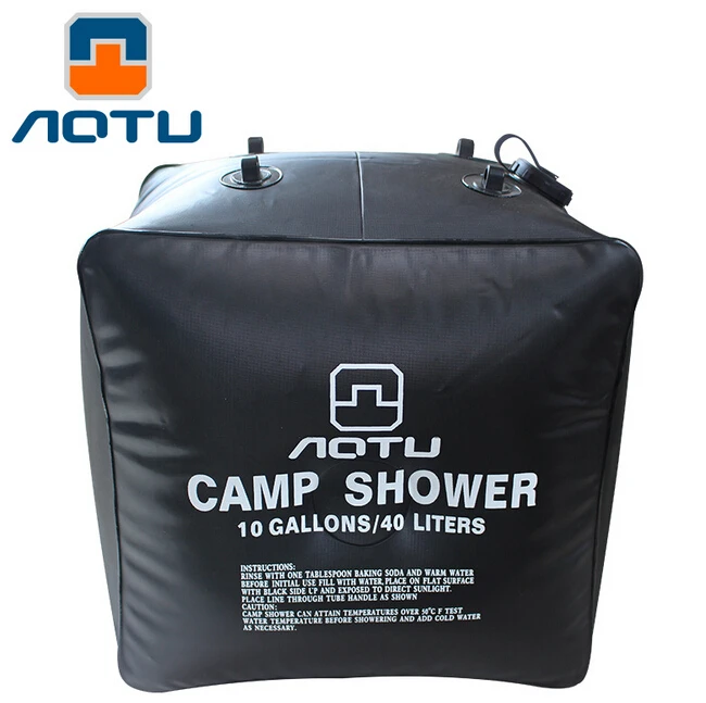 AOTUใหม่ที่มีคุณภาพสูงกลางแจ้งตั้งแคมป์ที่อาบน้ำและพลังงานแสงอาทิตย์ถุง