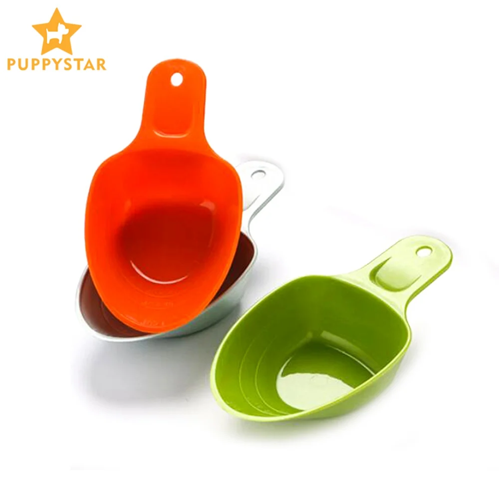Pet Feeding Shovel Cats Dogs Food Spoons Pets Food Scoop Plastic Solid