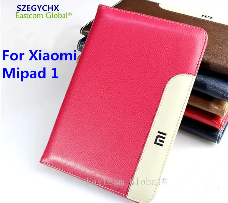 

Genuine Leather Tablet Case For Xiaomi MiPad 1 Cover Shockproof Drop Dust Business Flat Protective For Mi Pad 1 Case Shell