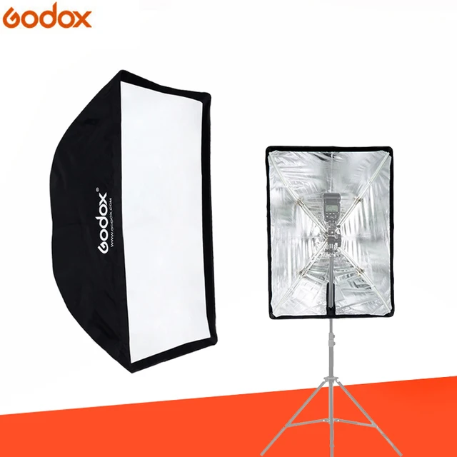 Godox Portatile Ombrello Softbox 60*90 centimetri 60*90 cm 24 "* 35" Ombrello Riflettore Ad Alta flash di alta qualità Panno per Speedlight