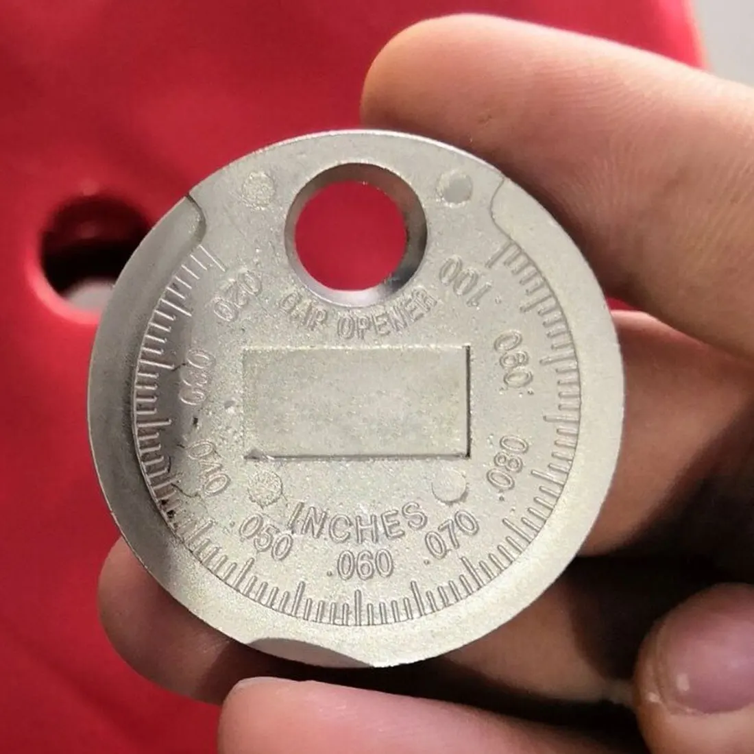 

Useful Coin-Type Spark Plug Gap Gauge Tool Measurement 0.6-2.4mm Range Spark Plug Gage Measuring Tools