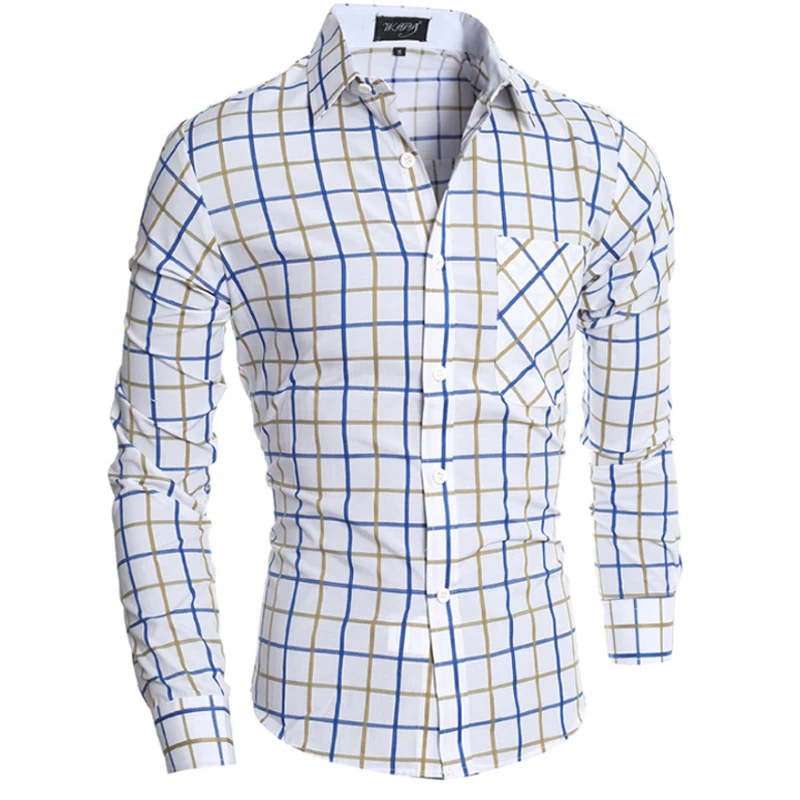 2016 Brand Camisa Hombre Camisas Camisa Masculina Shirt Para Marca Shirt Men Cuadros Hombre Militar Blanca Manga Larga Mens Dress Shirts Famosa XXL|dress shirt men|men plaid shirtcamisa hombre -
