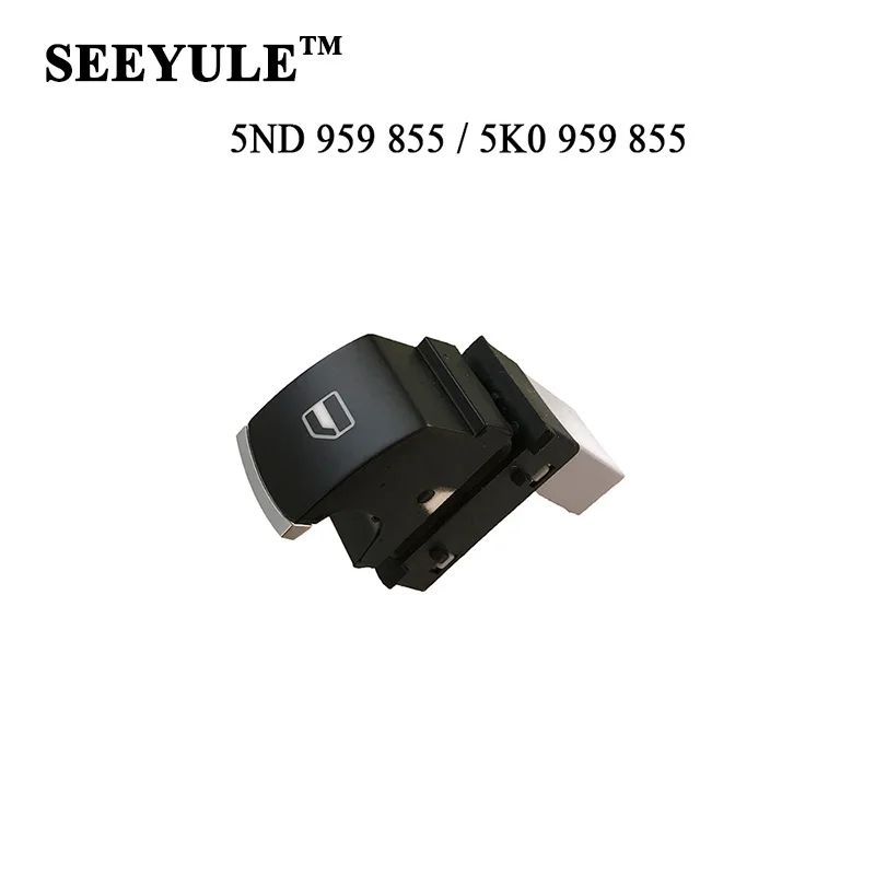 

1pc SEEYULE 5ND 959 855 / 5K0 959 855 Car Window Lifter Switch for VW Sagitar/Jetta A5/Magotan/Passat B6/Touran/Tiguan/Golf A6