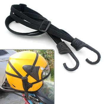

Motorcycle Luggage Net Helmet Strap Rope Bungee Cord Bandage Strapping Tape Adjustable Motorbike Elastic String Strap