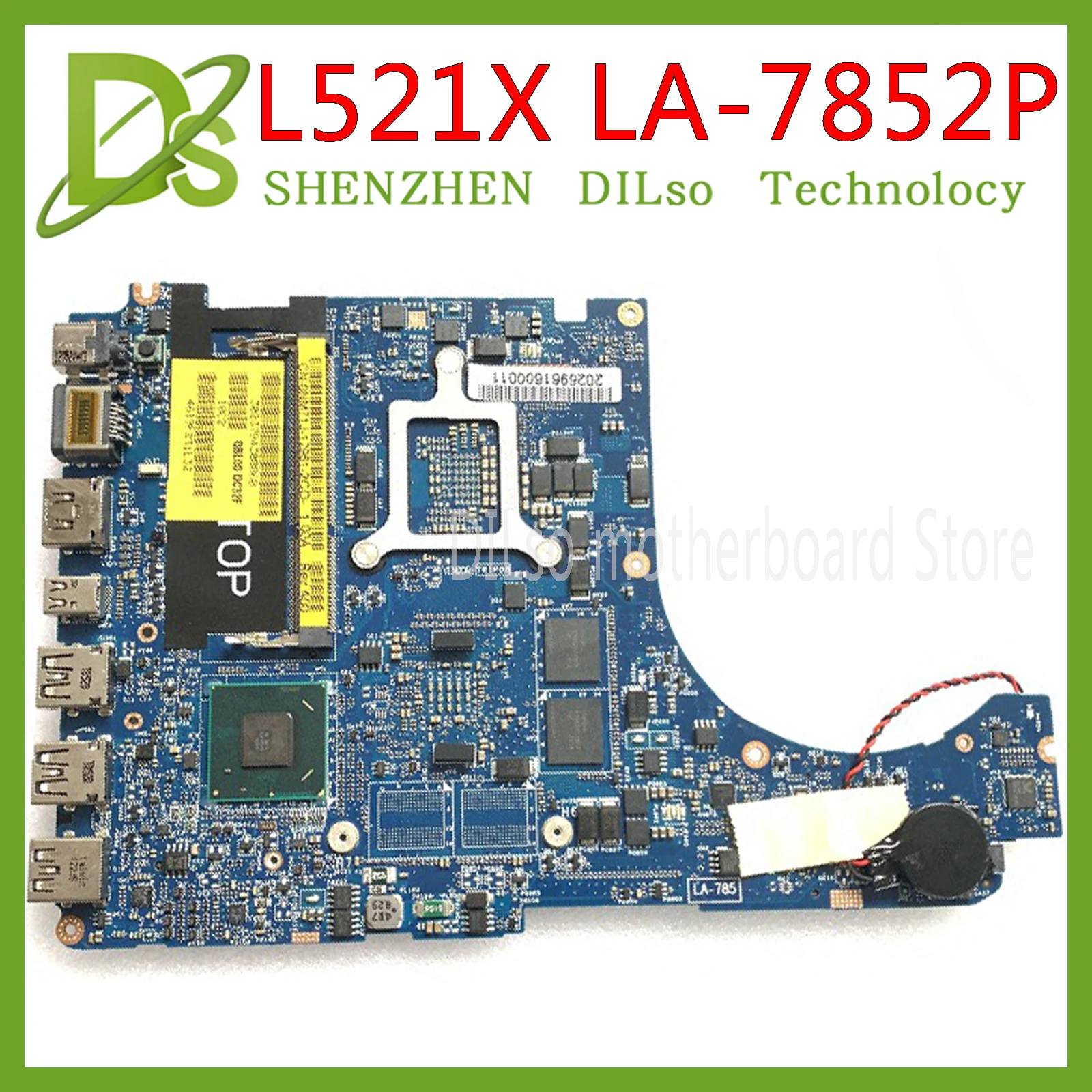 awesome  KEFU QBL00 LA-7851P motherboard FOR Dell XPS 15 L521X Laptop Motherboard I5-3230M DDR3L 4 video chi
