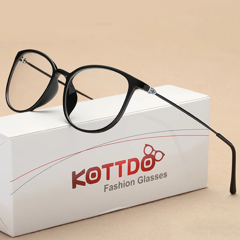 KOTTDO, новинка, модные сексуальные очки для женщин, квадратные пластиковые очки, оправа, прозрачные ретро очки для близорукости