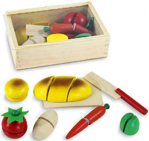 wooden fruit vegetable toys