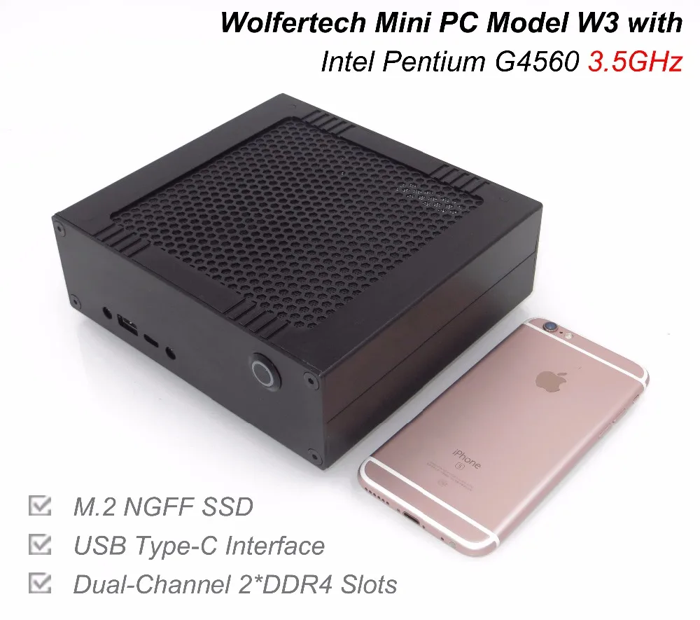 ICELEMON High cost performance computer with Intel G4560 3