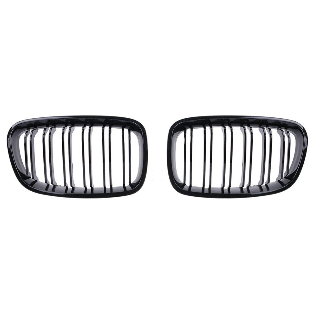 

Matte Black Sport Kidney Twin Line Grills For 1 Series F20 2011-