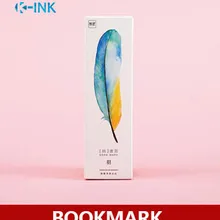 Цветной перо закладки Новинка перо страницы книги маркер для чтения 30 шт./компл