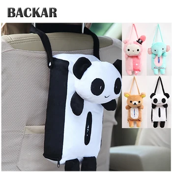 

BACKAR Auto Car-styling Animal Tissue Boxes Cases Accessories For Jeep Renegade wrangler Audi A3 A4 B6 B8 A5 Opel Astra h g j
