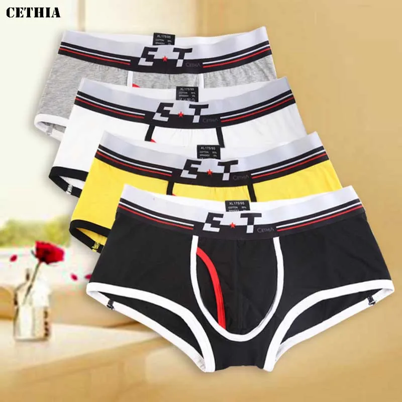 Open Mens Underwear U convex Bulge Boxers Male Sleepwear Aussie