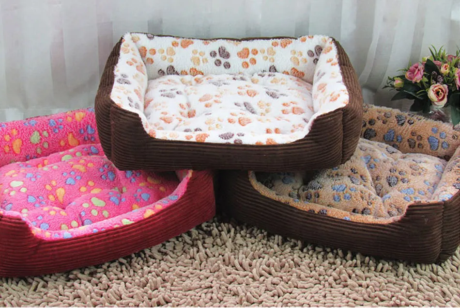 RFWCAK, постельные Матрасы для домашних животных, согревающие диваны для собак, мягкие материалы, корзины для собак, зимние теплые питомники для кошек, товары для щенков питомцев