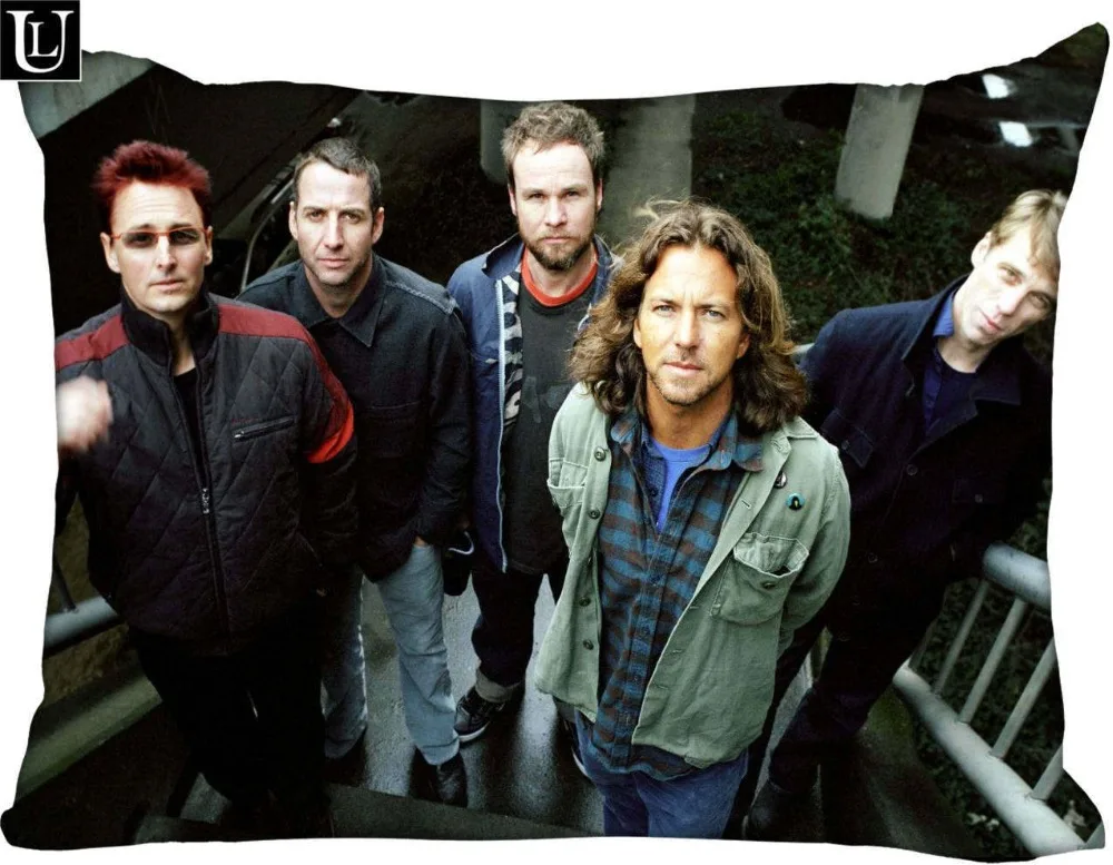 

Custom pearl jam Rectangle Pillow Cover Size 45x35cm (one side) Print Custom Zipper Polyester Cotton Pillowcase more size