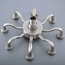 Brushed Nickel Rainfall Showerhead Bathroom Shower Faucet Head Rain Shower Head Bathroom Top Sprayer Ksd272 free shipping stainless steel round shower head brushed nickel handheld shower faucet head water saving