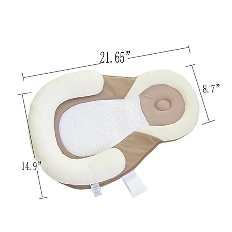 Новая хлопковая подушка для младенца матрас для новорожденных детская подушка для сна позиционная площадка предотвращает плоскую форму головы против скатывания подушки