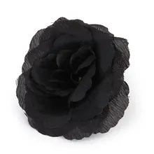 Горячая GCZW-20 шт. черная роза из искусственного шелка Цветок вечерние свадебные Дом Офис сад Декор DIY