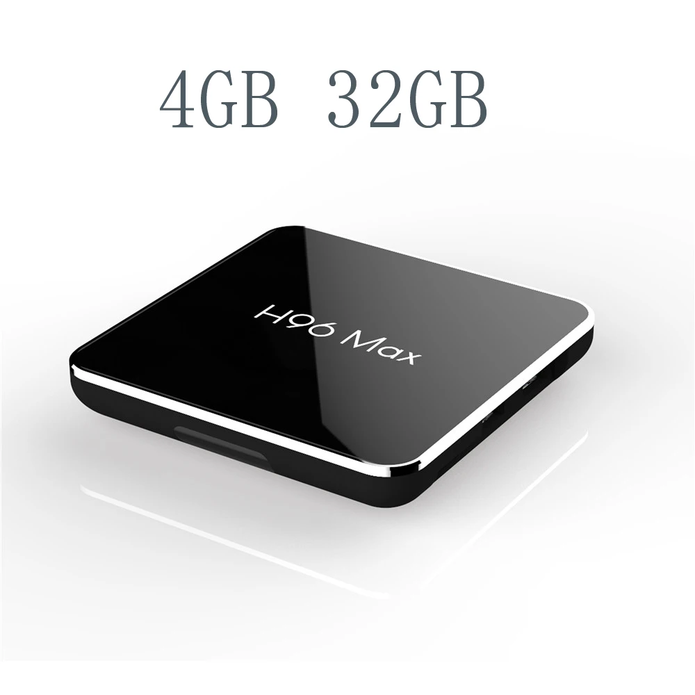 H96 MAX X2 ТВ приставка Amlogic S905X2 Android 8,1 4 ГБ 32 ГБ 64 Гб USB3.0 1080P ТВ приставка Google Play H96MAX Smart tv плеер - Цвет: Красный