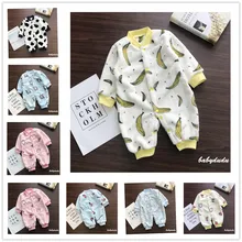 Фланелевые комплекты для малышей комбинезон с длинными рукавами для новорожденных мальчиков и девочек, осенне-зимние комплекты одежды для сна