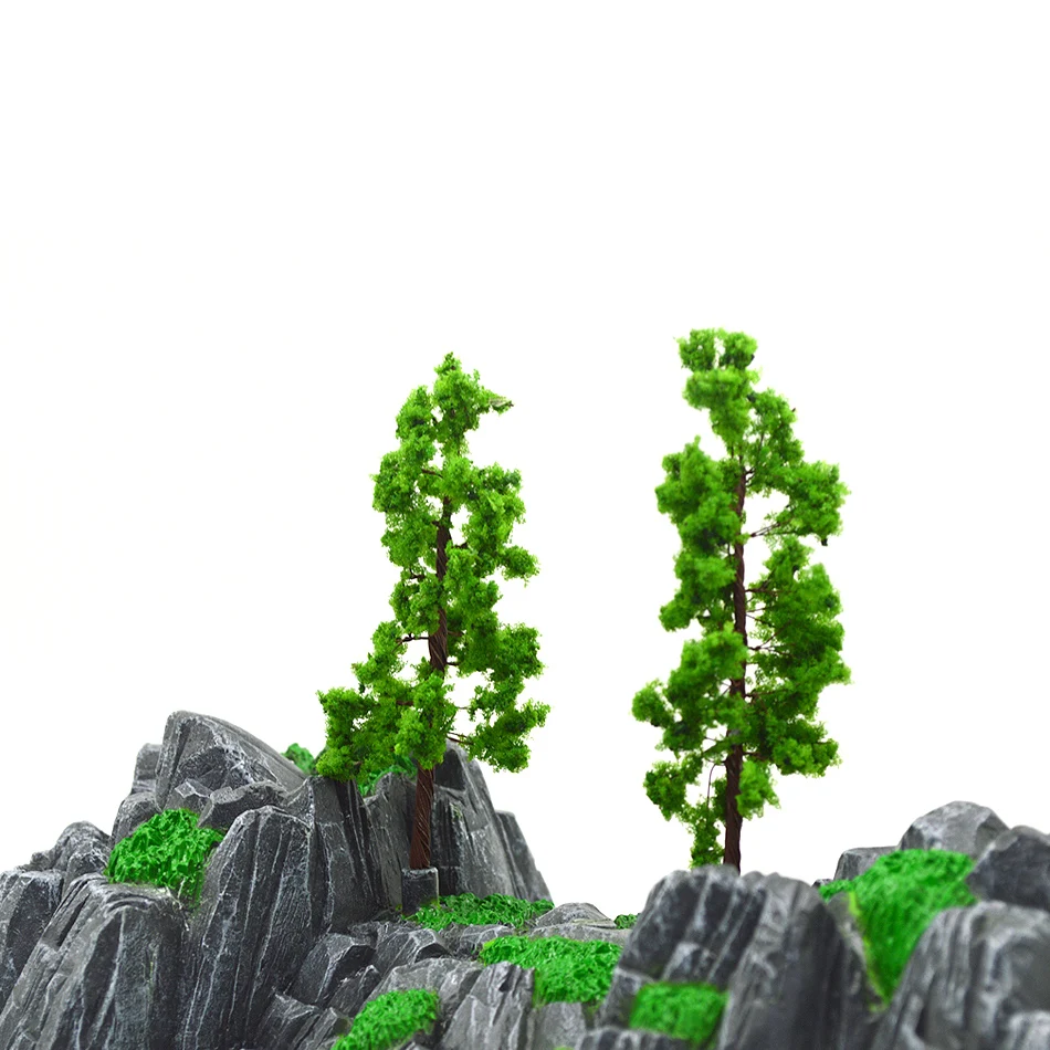 

50pcs HO scale wire tree 70/27 miniature iron wire tree for model trains layout