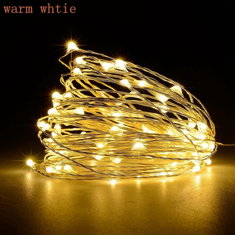 String Light Battery Operated Garland Outdoor Indoor Home Decors 2M 5M 10M 3AA 