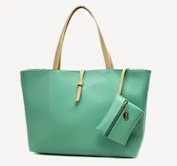 

Quality PU leather fashion handbags European style commuter retro belt buckle wild shoulder bag large capacity portable bag